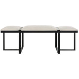Benches, Ottomans & Stools Triple Cloud Modern Upholstered Bench