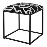 Benches, Ottomans & Stools Twists And Turns Fabric Accent Stool