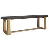 Benches, Ottomans & Stools Voyage Brass And Wood Bench