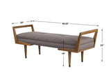 Benches, Ottomans & Stools Waylon Mid-Century Modern Bench