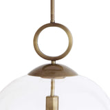 Calix 1 Light Pendant // Brushed Brass