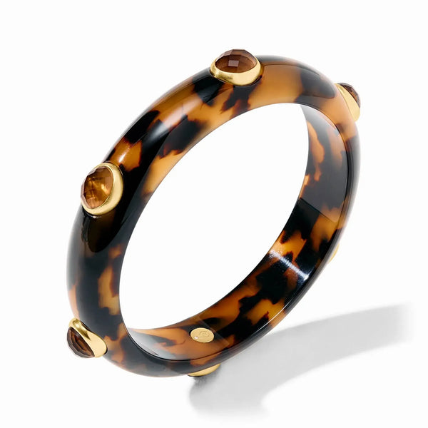 Lifestyle Carnaby Stone Bangle // Tortoise