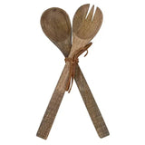 Carved Serving Utensils // Set of 2