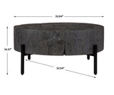 Coffee Table Adjoin Rustic Black Coffee Table