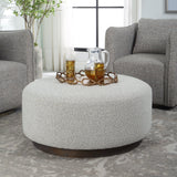 Coffee Table Avila Large Ottoman // Grey Boucle