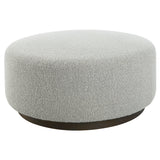 Coffee Table Avila Large Ottoman // Grey Boucle