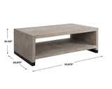 Coffee Table Bosk White Washed Coffee Table