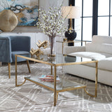 Coffee Table Katina Gold Leaf Coffee Table