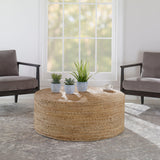 Coffee Table Rora Woven Round Coffee Table