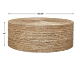 Coffee Table Rora Woven Round Coffee Table