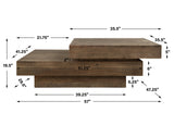 Coffee Table Rustic Planes Modern Coffee Table