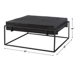 Coffee Table Telone Modern Black Coffee Table