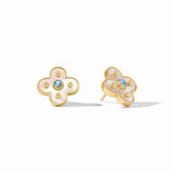 Jewelry Colette Stud // Chalcedony Blue