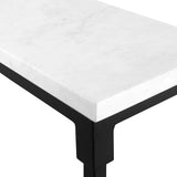Console & Sofa Tables Bourges White Marble Console Table