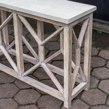 Console & Sofa Tables Catali Ivory Stone Console Table