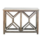 Console & Sofa Tables Catali Ivory Stone Console Table