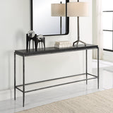 Console & Sofa Tables Crescendo Black Concrete Console Table