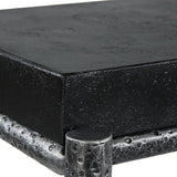Console & Sofa Tables Crescendo Black Concrete Console Table