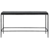 Console & Sofa Tables Crescendo Black Concrete Console Table