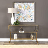 Console & Sofa Tables Deline Gold Console Table