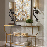 Console & Sofa Tables Deline Gold Console Table