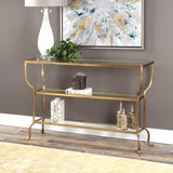 Console & Sofa Tables Deline Gold Console Table