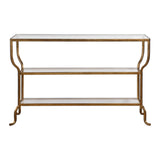 Console & Sofa Tables Deline Gold Console Table