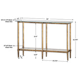 Console & Sofa Tables Elenio Glass Console Table