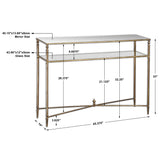 Console & Sofa Tables Henzler Mirrored Glass Console Table