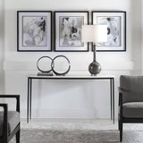 Console & Sofa Tables Nightfall White Marble Console Table