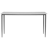 Console & Sofa Tables Nightfall White Marble Console Table
