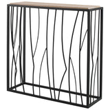 Console & Sofa Tables Reed Travertine Console Table