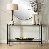 Console & Sofa Tables Shadow Black Iron Console Table
