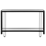 Console & Sofa Tables Shadow Black Iron Console Table