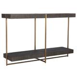 Console & Sofa Tables Taja Modern Brass / Wood Console Table