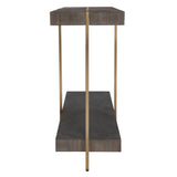 Console & Sofa Tables Taja Modern Brass / Wood Console Table