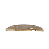 Barware Metal Lemon Slice Shaped Bottle Opener, Antique Gold Finish