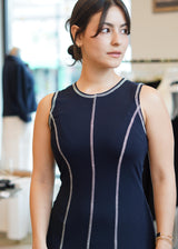 Lifestyle Winona Contrast Stitch Dress