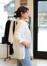 Lifestyle Dolce Patchwork Button Down Tunic