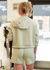 Soleil Modal Cardigan // Soft Green