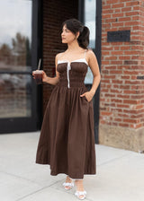 Lifestyle Thomas Dress // Coffee