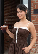 Lifestyle Thomas Dress // Coffee