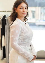 Lifestyle Bliss Crochet Lace Cardigan