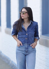 Lifestyle Bryce Denim Cropped Jacket