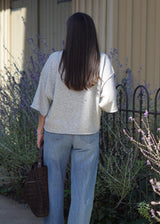 Lifestyle Vince Rolled Knit Sweater // Gray