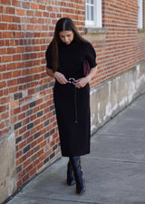 Anica Knit Midi Dress with Belt