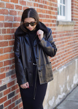 Lifestyle Maud Vegan Leather Jacket // Black