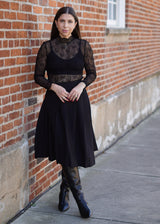 Lifestyle Calais Lace Top // Black
