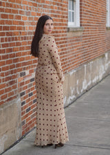 Kalila Polka Dot Midi Skirt