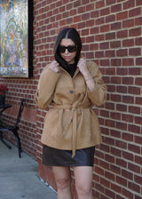 Nue 10/20 shoot: Terrain Belted Faux Suede Jacket